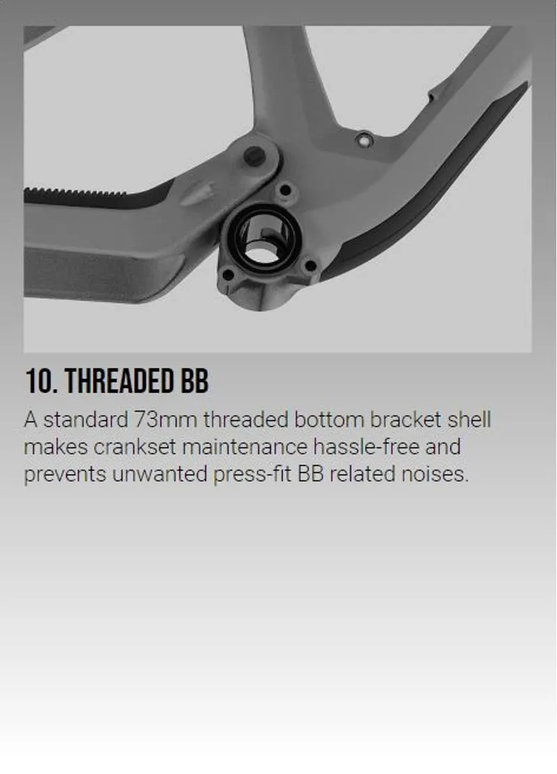 Transition Sentinel Alloy MTB Frame Set Platinum Silver-10